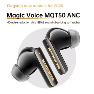 หูฟังบลูทูธไร้สาย Monster MQT50 สเตอริโอไฮไฟ เวลาเล่น 24 ชม. น้ําหนักเบา สวมใส่สบาย