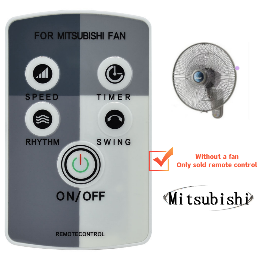 ใหม่สําหรับ Mitsubishi พัดลมไฟฟ้ารีโมทคอนโทรล LV16-GU LV16S-RU LV16-RV CY-GR MITSUBISHI พัดลมแนวตั้ง