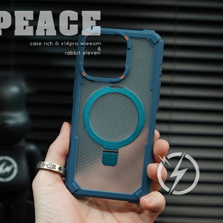 【Drop-proof/With bracket/Acrylic hard case/Black】เคส compatible for iPhone 11 12 13 14 15 16 17 pro max case
