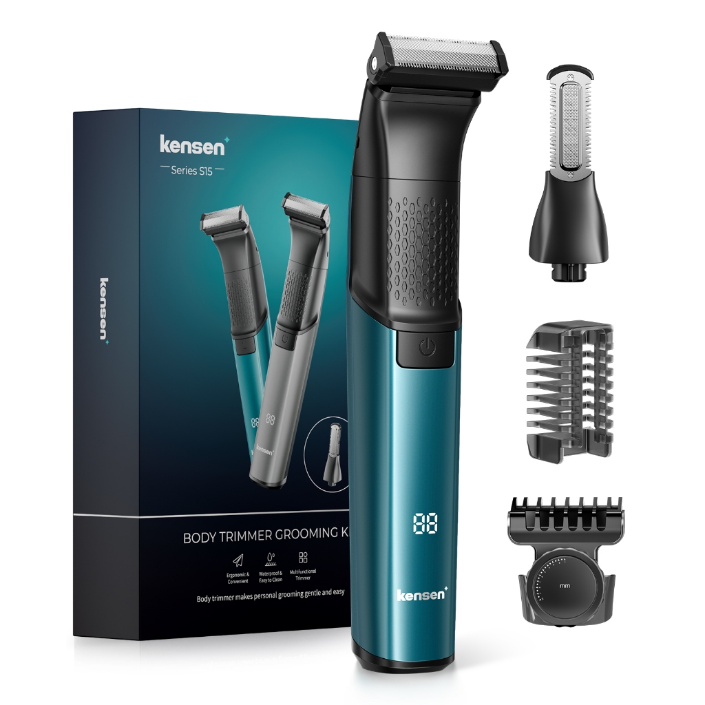 Kensen เครื่องโกนหนวดไฟฟ้ามัลติฟังก์ชั่น Body Hair Trimmer เครากันน้ําขาหนีบบิกินี่ Trimmer Pubic กําจัดขนส่วนตัว Part ผม Trimmer