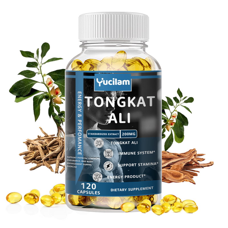 Tongkat Ali Capsule Complex สําหรับพลังงาน ความแข็งแรง รองรับประสิทธิภาพ เสริมความแข็งแรง 200:1 สารสกัดจาก