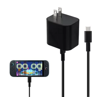 60W Power Supply Charger อะแดปเตอร์ AC สําหรับ Nintendo Switch 2 - ปลั๊ก US