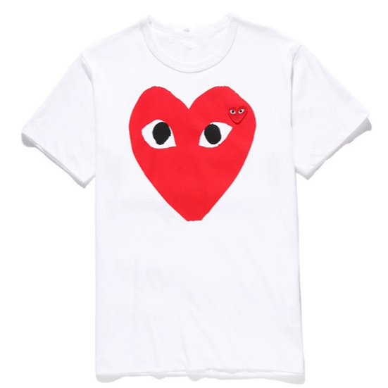 Play ใหม่ เสื้อยืดลําลอง แขนสั้น สไตล์ใหม่ สําหรับผู้ชาย ผู้หญิง