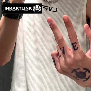 Inkartlink Magic Tattoo ซีรีส์วันพีซ สติกเกอร์ชั่วคราว รอยสักมายากลกันน้ำติดทนนาน รอยสักปลอมยาวนานถึง 15 วัน รอยสักกึ่งถาวร