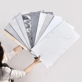 🔥วอลเปเปอร์ วอลล์เปเปอร์กาวตนเอง🔥ขนาด60*30CM ลายหินอ่อน กันน้ำ pvc มีกาวในตัว
