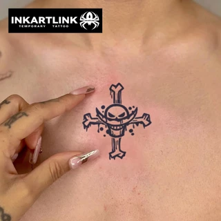 Inkartlink Magic Tattoo ซีรีส์วันพีซ สติกเกอร์ชั่วคราว รอยสักมายากลกันน้ำติดทนนาน รอยสักปลอมยาวนานถึง 15 วัน รอยสักกึ่งถาวร