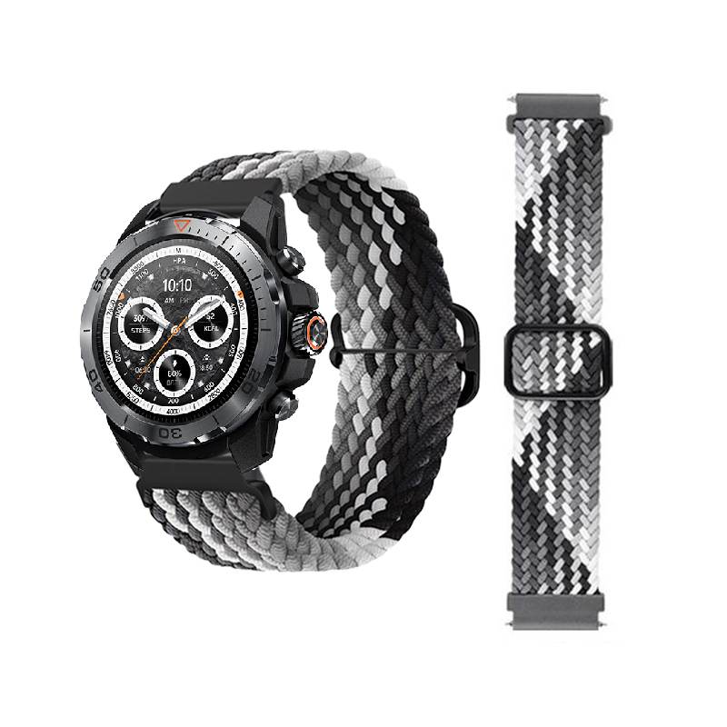 สําหรับ Mibro Watch GS Explorer Nylon สายนาฬิกาแบบถักยืดหยุ่น