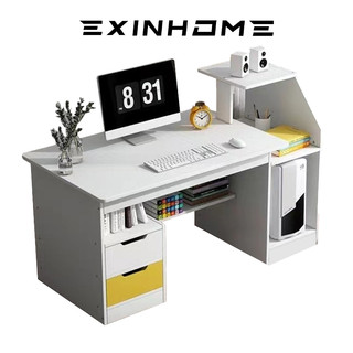EXINHOME Simple Desk Office Computer Desk Home Office Desk With Drawers Office Computer Desk Writing