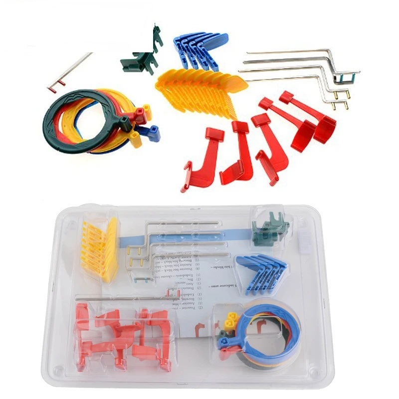 1 ชุดทันตกรรมดิจิตอล X-Ray ฟิล์มตําแหน่งระบบ X-Ray Sensor Positioner ชุดทันตกรรม Lab ฟิล์ม X Ray ตํา