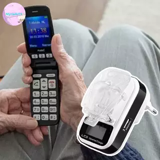 Myriadu ที่ชาร์จ USB พร้อมหน้าจอ LCD สําหรับกล้องโทรศัพท์มือถือ