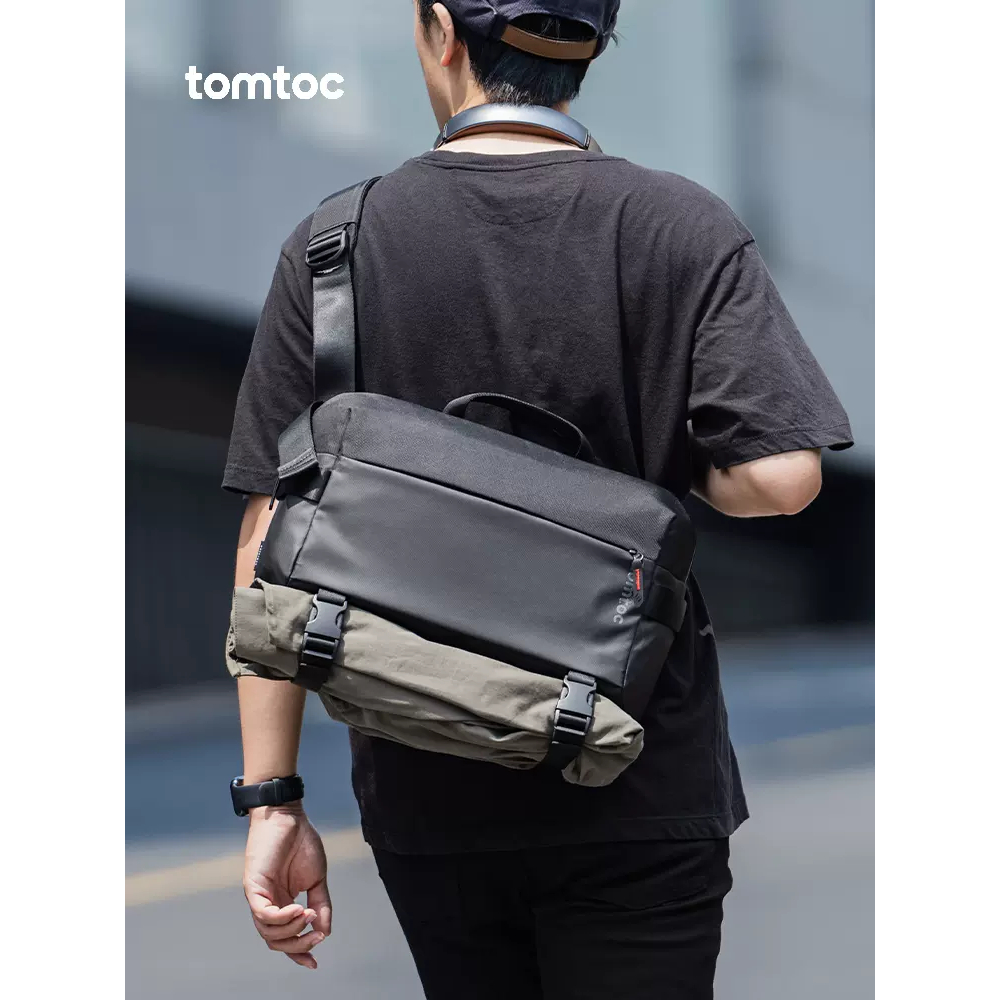 Tomtoc Messenger Shoulder Bag T21L1 Suitable for MacBook Pro 14 Inch 10 Liter Large Capacity Messeng