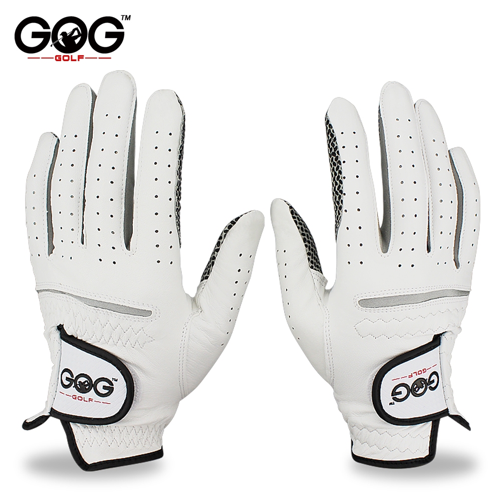 GOG ถุงมือกอล์ฟ Lambskin Anti-Slip กีฬาผู้ชายซ้ายขวามือสายคล้องมืออนุภาค