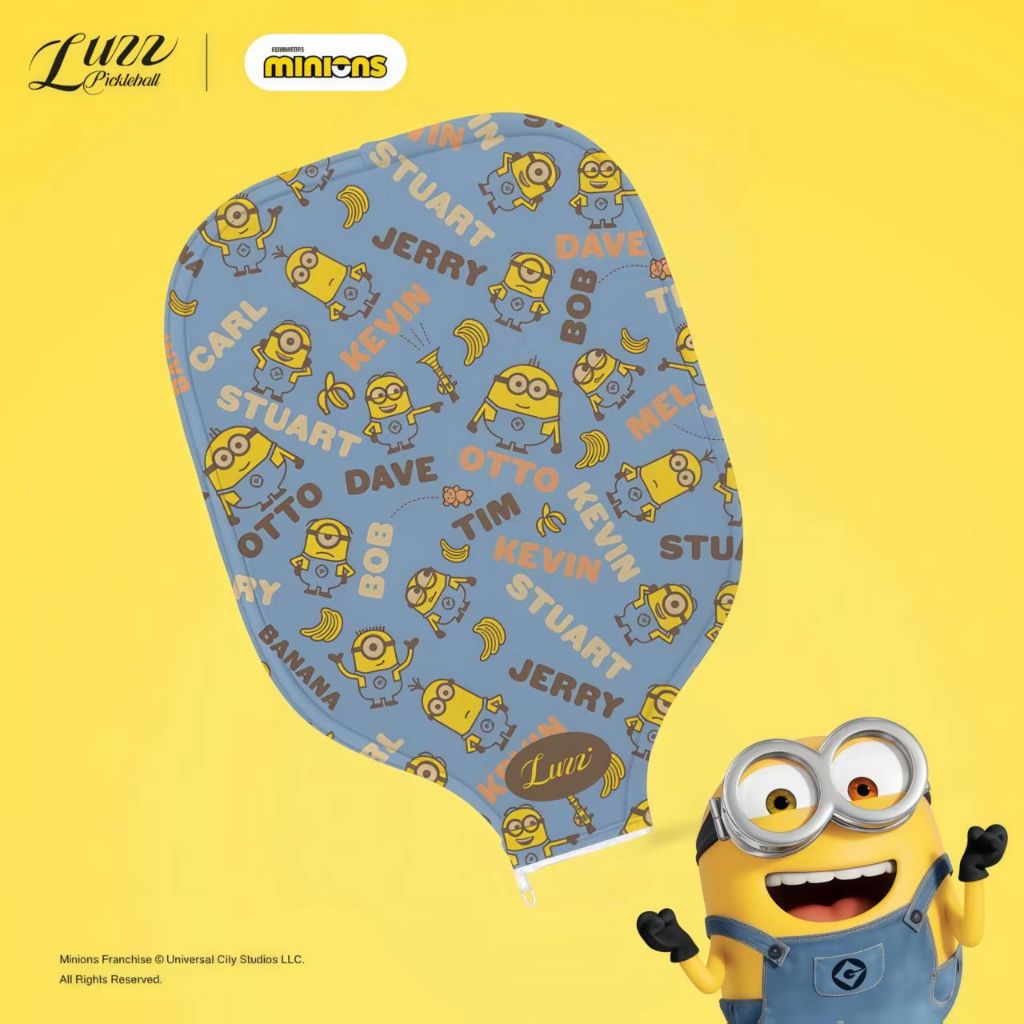 Luzz Pickleball Minions Ultimate Paddle Protection ฝาครอบอัพเกรดใหม่