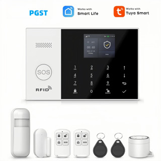 Pgst ไร้สาย WIFI 4G GSM บ้านขโมยระบบสัญญาณกันขโมย SMS Tuya S…