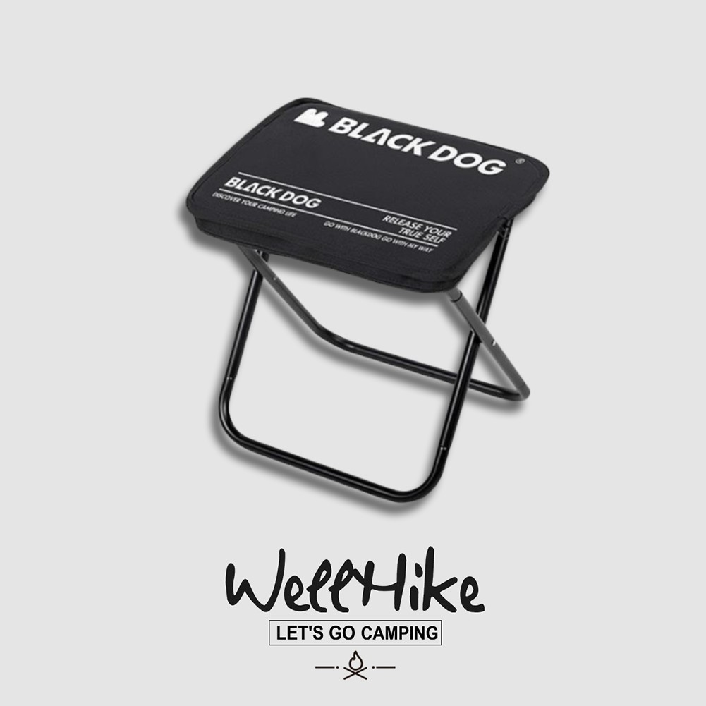 🚚สต็อกพร้อมในกรุงเทพ🚚 BLACKDOG เก้าอี้พับกลางแจ้ง 600D ผ้า Oxford เก้าอี้กลางแจ้งแบบพกพาสําหรับ Backpacking