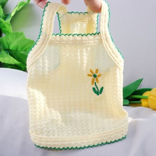 เสื้อแมว ชุดสัตว์เลี้ยง ระบายอากาศได้ดี บางเบา ฤดูร้อน สายเด…