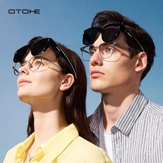 OTOHE แว่นตากันแดดพับสายตาสั้นแว่นตา TAC แว่นตากันแดดโพลาไรซ์พับ Fit Over Glasse UV400 สวมใส่ Over Glasse