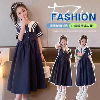 จุด สินค้าชุดเด็กผู้หญิงอายุ 3-15 ปีฤดูร้อนใหม่วิทยาลัยแฟชั่…