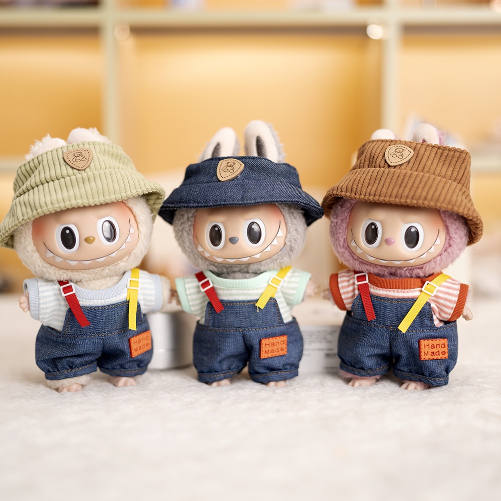 Labubu Overalls Outfit Set – Casual Street Style for All Labubu Figures