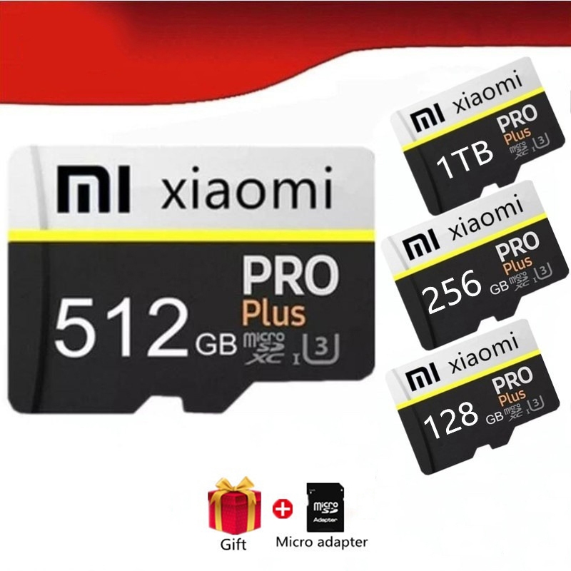 การ์ด Micro SD/32GB/64/128GB/256GB/512GB/1TB/2TB/การ์ดหน่วยความจํา