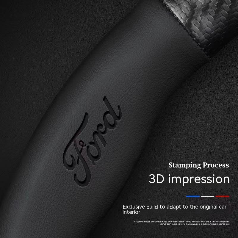 สินค้าSpotUltra-Thin หนังสําหรับ Ford พวงมาลัยรถ 38 ซม.Kelisa Kancil Kenari Kembara อุปกรณ์เสริม Ranger Fiesta Focus - รูปที่ 6