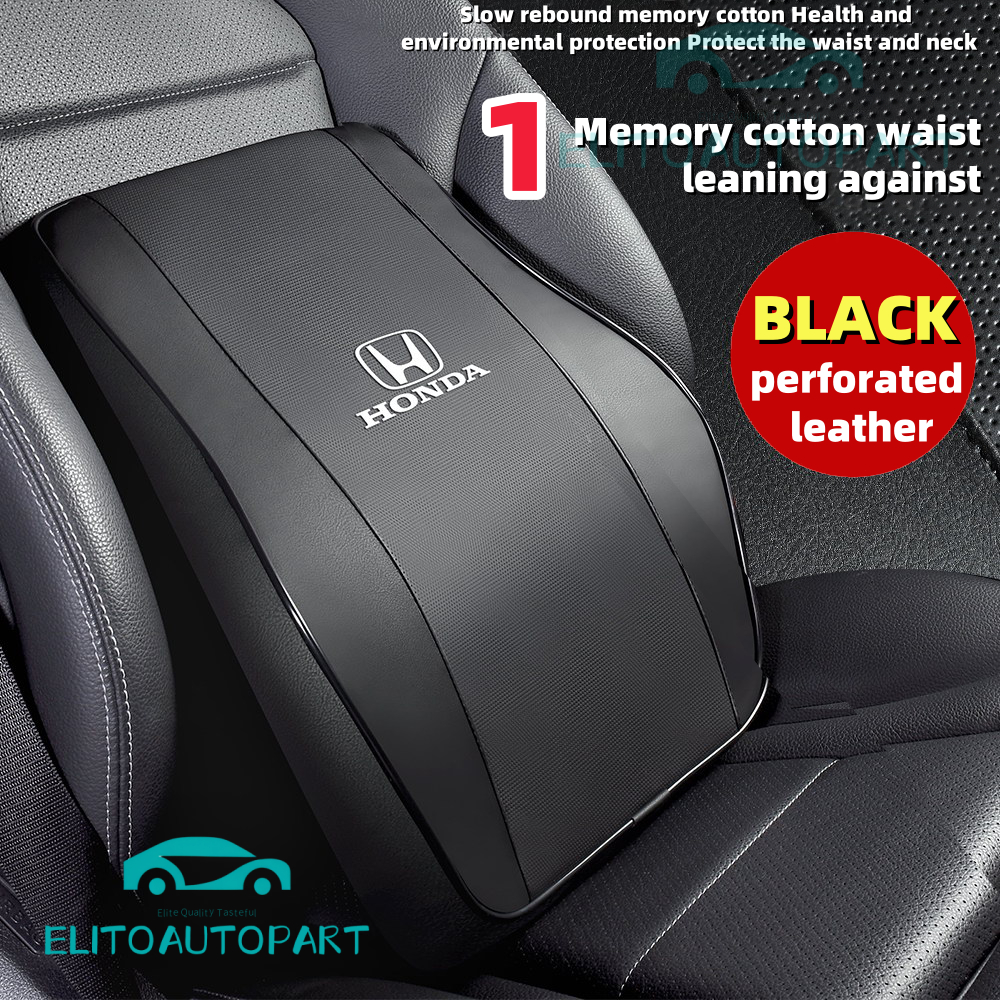 HONDA Car Headrest Car Seat Pillow Car Neck Rest Head Support Cushion Memory Foam Car Lumbar Pillow accord city civic fit cr-v องค์ประกอบ crosstour insight อุปกรณ์เสริม ราคา ถูกที่สุด ดีลบีเคเค แกลเลอรีภาพที่ 3