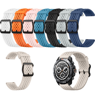 สําหรับ Mibro Watch GS Explorer สายนาฬิการะบายอากาศซิลิโคน Soft Replacement Strap