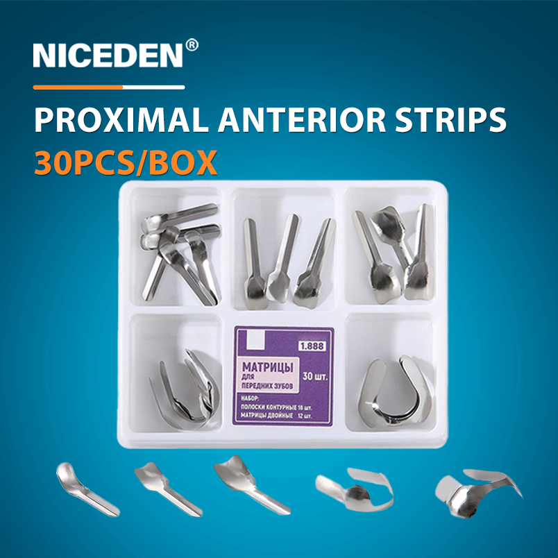 Niceden Dental Proximal Anterior Strips Twin Anterior Matrices Adjacent Matrix Bands หลายรุ่น