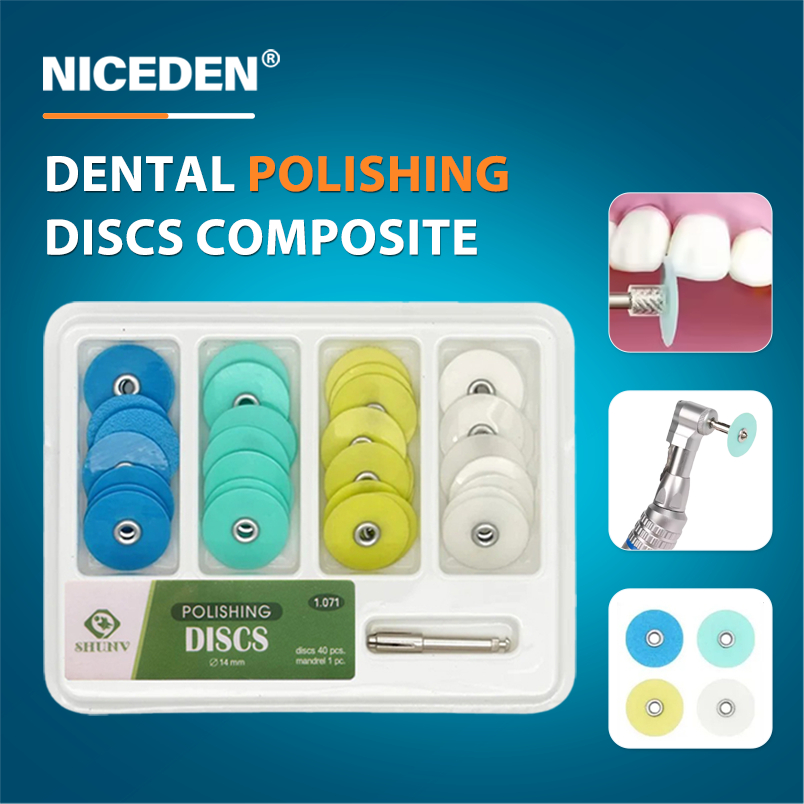 NICEDEN แผ่นขัดฟันบดหยาบสร้างลายเข็มชุดแผ่นขัดและบด