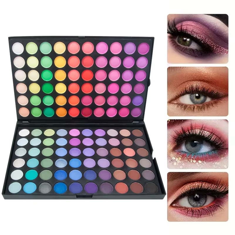VERONNI 120 สีแต่งหน้าอายแชโดว์ Palette เครื่องสําอางทนทานกันน้ํา Matte แต่งหน้า Palette แต่งหน้า Long-lasting Eye Shadow แผ่น