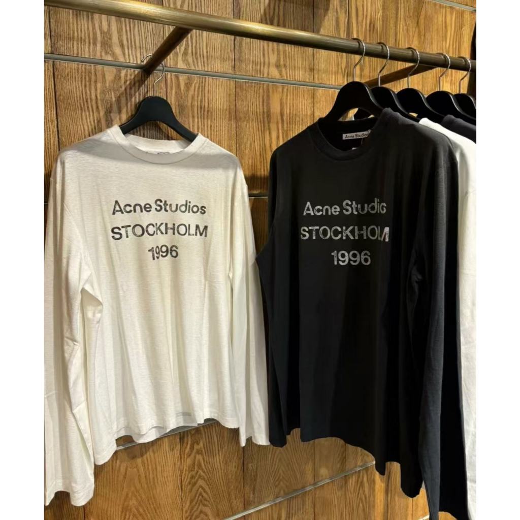 เสื้อ STREET WEAR สไตล์ยุโรป ลายการพิมพ์ตัวอักษรแขนยาว UNISEX แต่งได้ทุกรูปแบบ