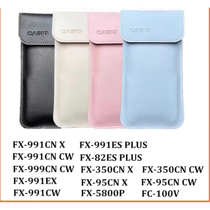 เคสป้องกันซองหนังฝาครอบกันฝุ่นเหมาะสําหรับเครื่องคิดเลข 991CN 991CW FX-991EX FX-991ES PLUS 82ES PLUS
