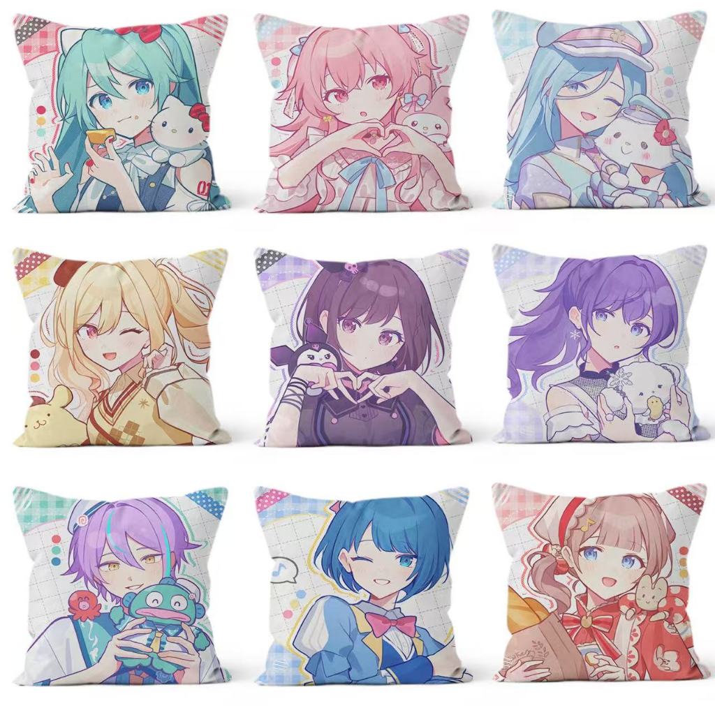 Project Sekai PJSK หมอนตุ๊กตาเกมของแท้ Tsukasa Rui Nene Emu Toya Mizuki Mafuyu Kannade ตุ๊กตาโซฟาเบา