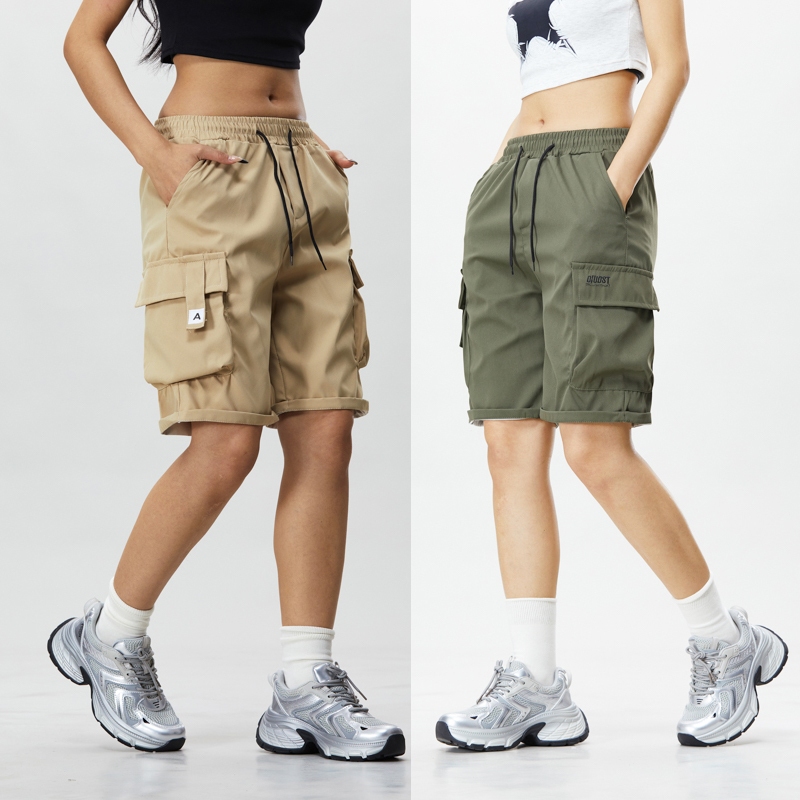 กางเกงขาสั้นผู้หญิง กางเกงวอร์มลำลอง ใส่สบาย ผ้าระบายอากาศได้ดี