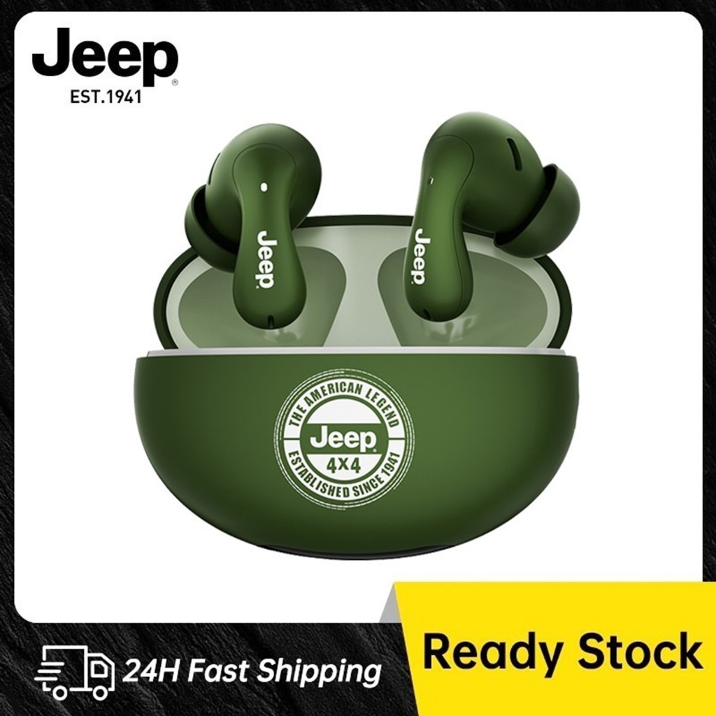 Jeep EW121 True Wireless Bluetooth 5.4 Earbuds Touch Control หูฟังลดเสียงรบกวนสําหรับ Android Iphone