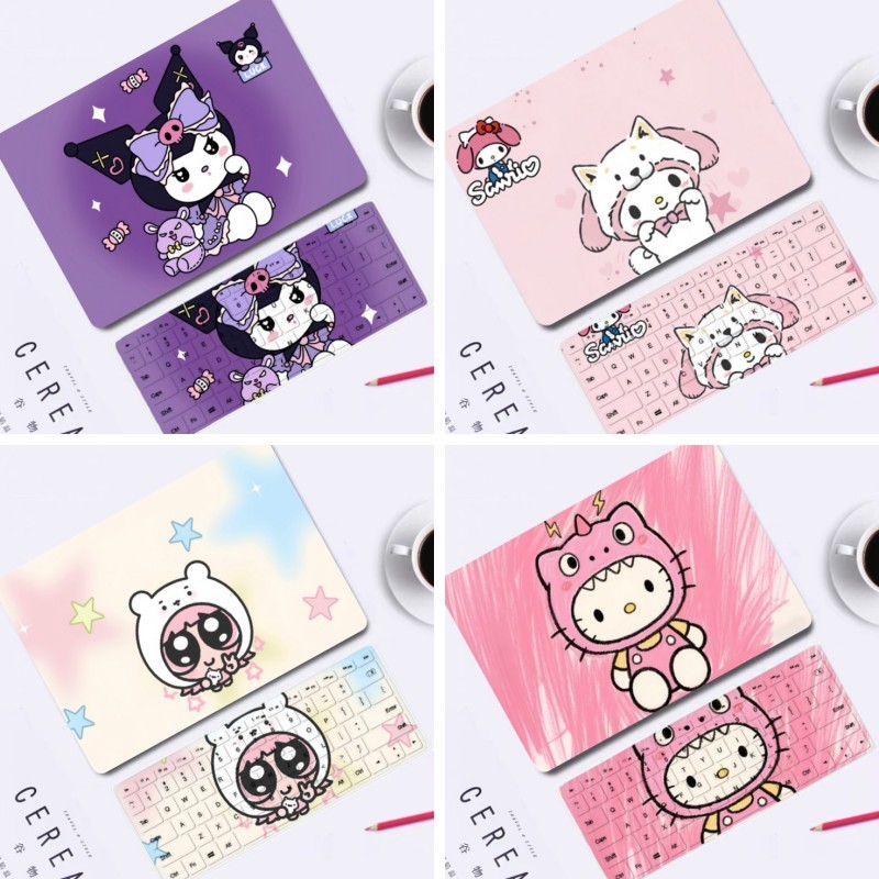 ⭐คุโรมิ & HelloKitty⭐สําหรับMacbookกรณีM2 M3 M4 Air15 Air13 Pro14 M1Air13.3 A2179 A2237 Pro13 15 16 