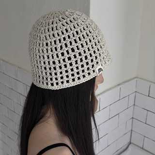 เวอร์ชั่นเกาหลีทอมือกลวงระบายอากาศตาข่ายหมวกหญิงฤดูใบไม้ผลิฤ…