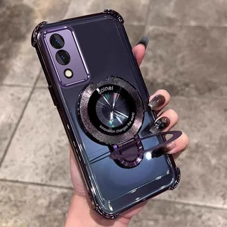 เคสสําหรับ OPPO A3 Pro 5G ใหม่วงเล็บแว่นขยายฟังก์ชั่นโทรศัพท์มือถือเปลือกนิ่ม