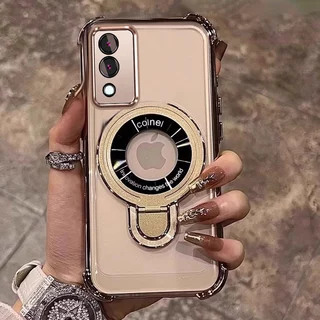เคสสําหรับ OPPO A3 Pro 5G ใหม่วงเล็บแว่นขยายฟังก์ชั่นโทรศัพท์มือถือเปลือกนิ่ม