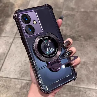 เคสสําหรับ OPPO A79 5G ใหม่วงเล็บแว่นขยายฟังก์ชั่นโทรศัพท์มือถือเปลือกนิ่ม