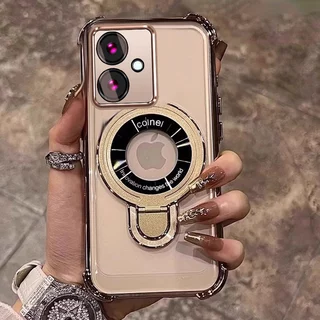 เคสสําหรับ OPPO A79 5G ใหม่วงเล็บแว่นขยายฟังก์ชั่นโทรศัพท์มือถือเปลือกนิ่ม
