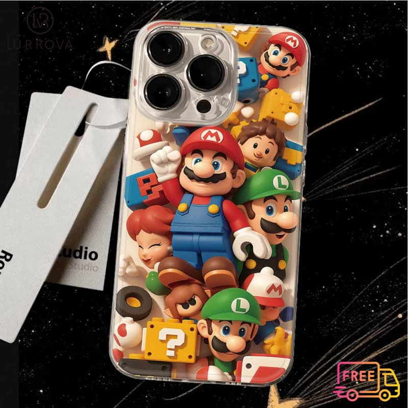 สําหรับOPPO A6PRO A5X A5 5G A3 A3X A5 PRO A3 PRO A38 A79 A58 A18 A57 2022 A17 A95 น่ารักการ์ตูนHand-Rasing MarioกันกระแทกTPUเคสโทรศัพท์