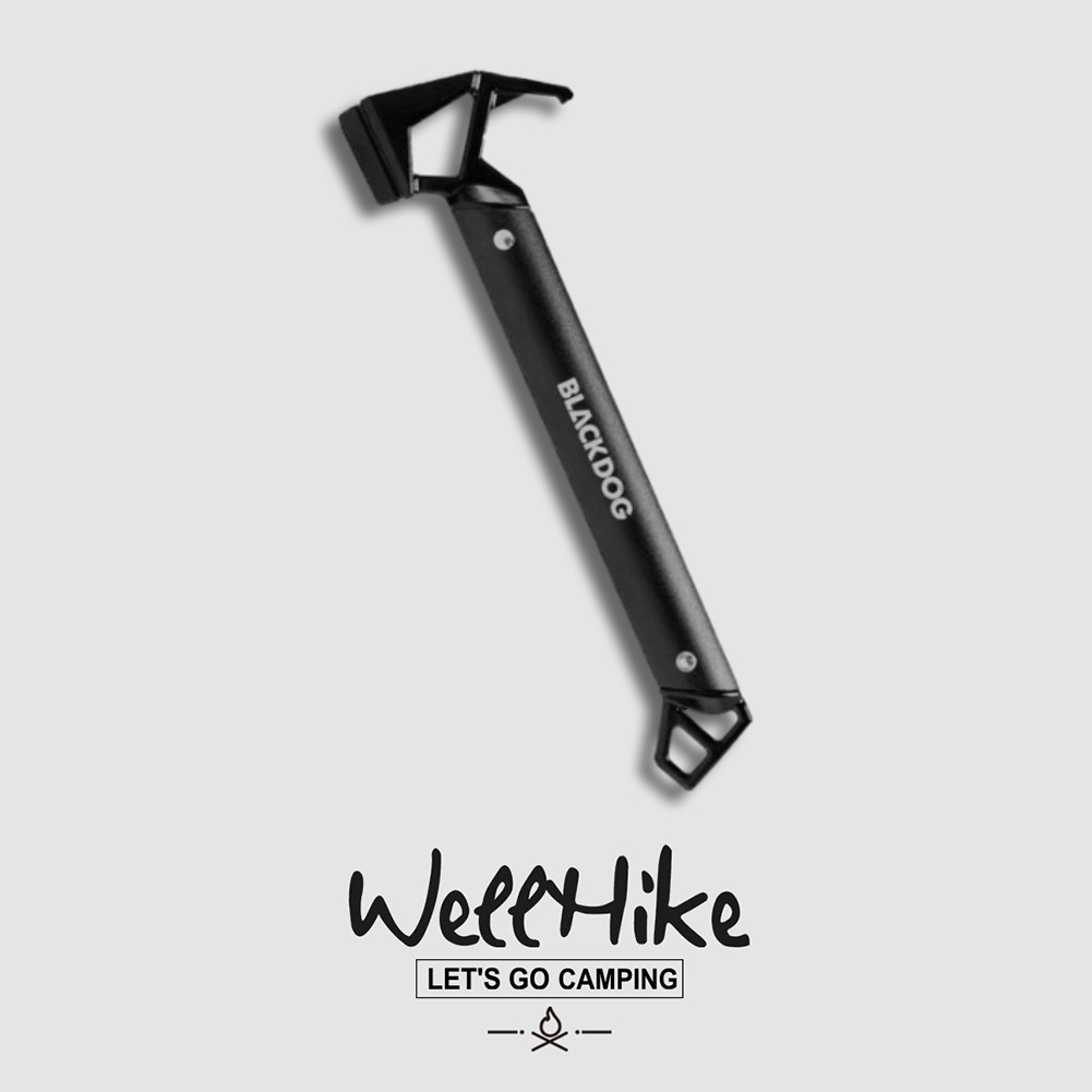 BLACKDOG Ground Nail Awning Hammer ลื่นแบบพกพา Camp Hammer อุปกรณ์กลางแจ้ง