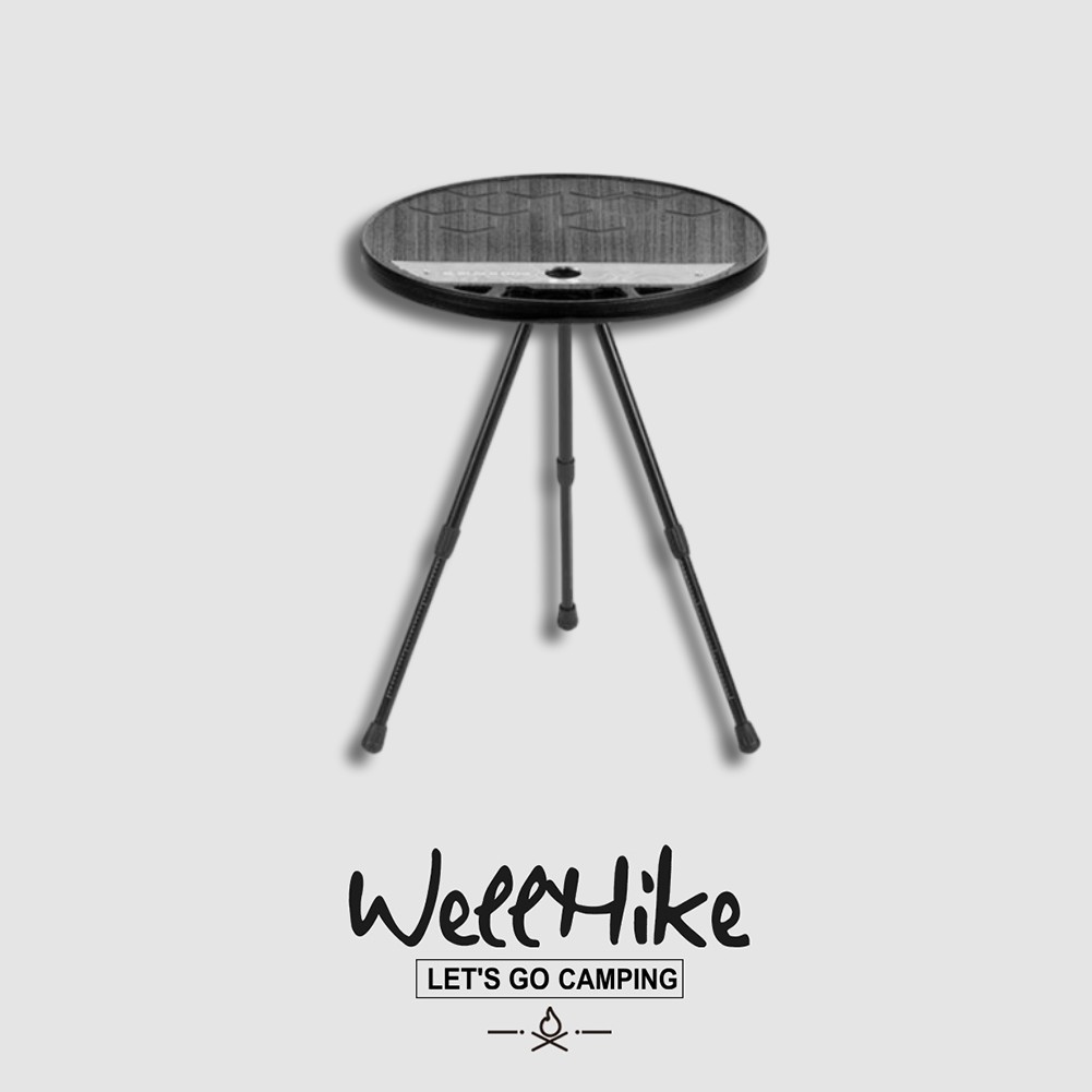 🚚สต็อกพร้อมในกรุงเทพ🚚 BLACKDOG Camping Table อลูมิเนียมอัลลอยด์โต๊ะกลมขนาดเล็กสําหรับกลางแจ้ง Camping Picnic Beach