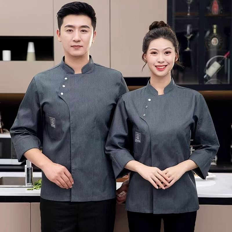 ชุดเชฟ พลัสไซซ์ แฟชั่น สําหรับเชฟ ร้านอาหาร โรงแรม พนักงานเสิร์ฟ ผู้หญิง ผู้ชาย