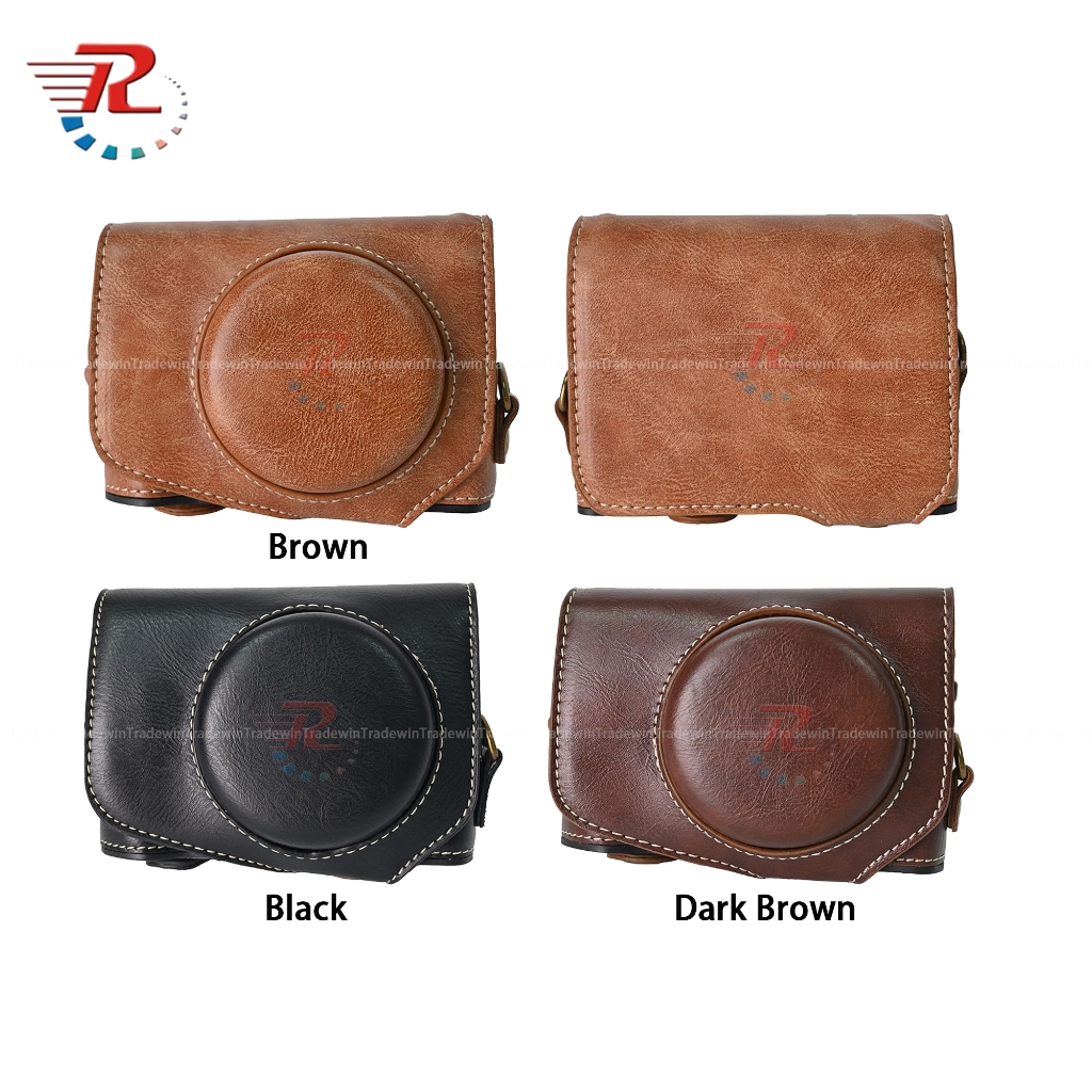 กระเป๋ากล้องหนัง Pu สําหรับ Canon G7X3 G7XIII G7X Mark III G7X2 G7XII G7X Mark II กล้อง
