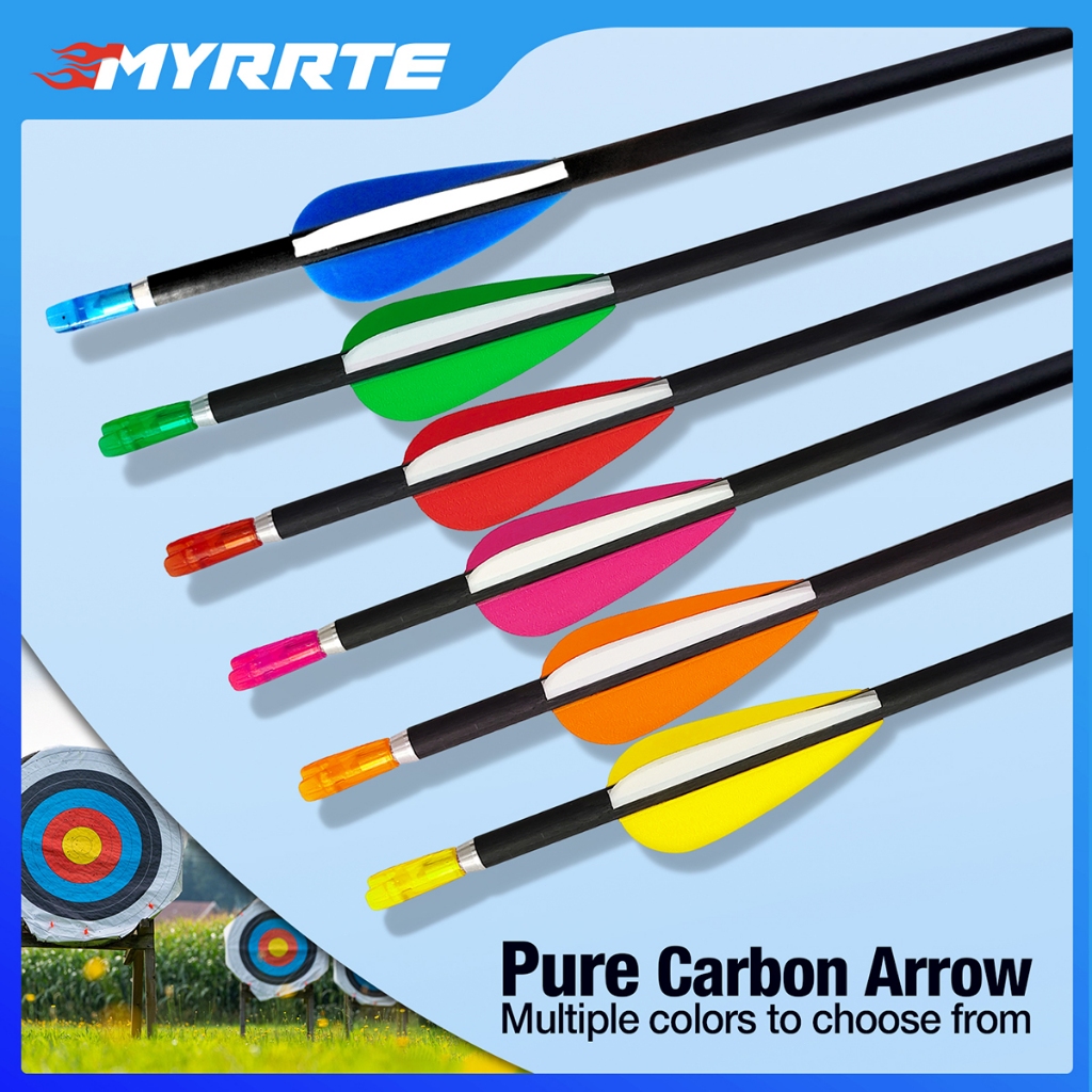 ยิงธนู Panah Karbon Pure Carbon Arrow ID4.2 0.003 สําหรับผู้เริ่มต้น/หมดอายุ SP350-1500