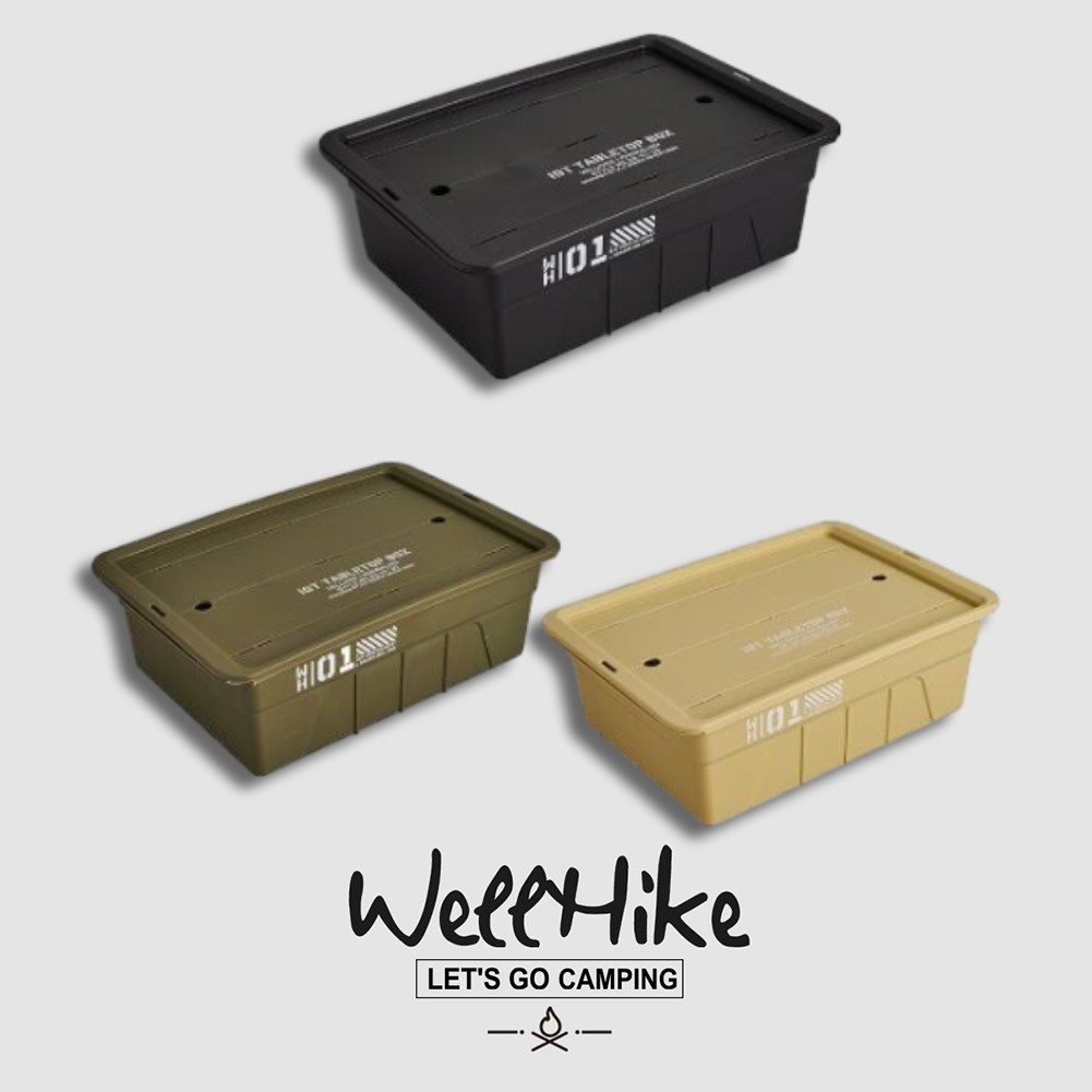🚚สต็อกพร้อมในกรุงเทพ🚚 Wellhike ถาดชา IGT ความจุขนาดใหญ่ ตะกร้าเก็บของสำหรับการตั้งแคมป์