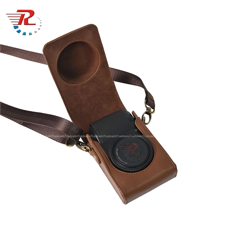 Ricoh GR3 GRiii GR Mark iii กระเป๋ากล้องหนัง Pu สําหรับ Ricoh GR3 GRiii GR Mark iii GR2 GRII GR - รูปที่ 2