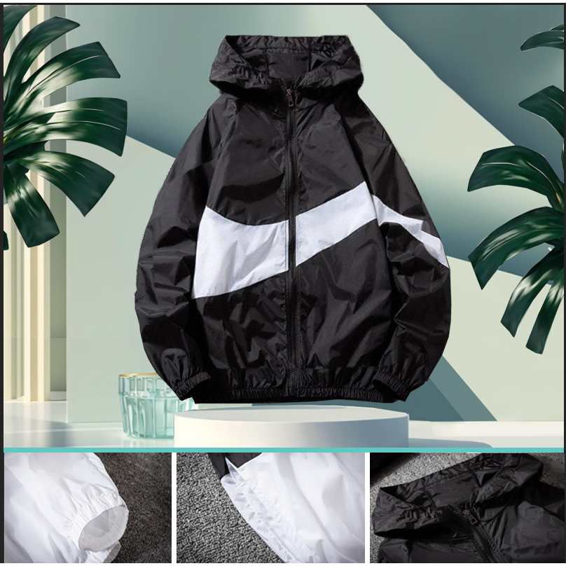 เสื้อแจ็คเก็ตกันยูวี / เสื้อแจ็คเก็ตมีฮู้ดผู้ชาย / เสื้อแจ็คเก็ตแบบบาง / เสื้อผ้าป้องกันแสงแดดฤดูร้อน ขึ้น50+